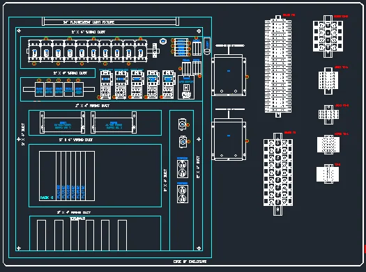 Layout de tablero en AutoCAD Electrical