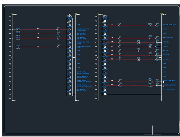 Diagrama de control en AutoCAD Electrical