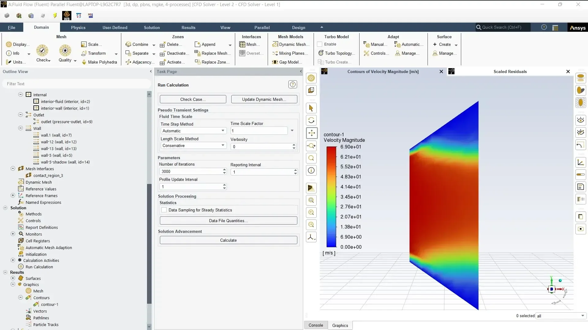 Simulación de flujo CFD